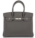 Rent Hermés Birkin 30 Etain Togo PHW