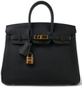 Rent Hermes Birkin 25 noir ghw