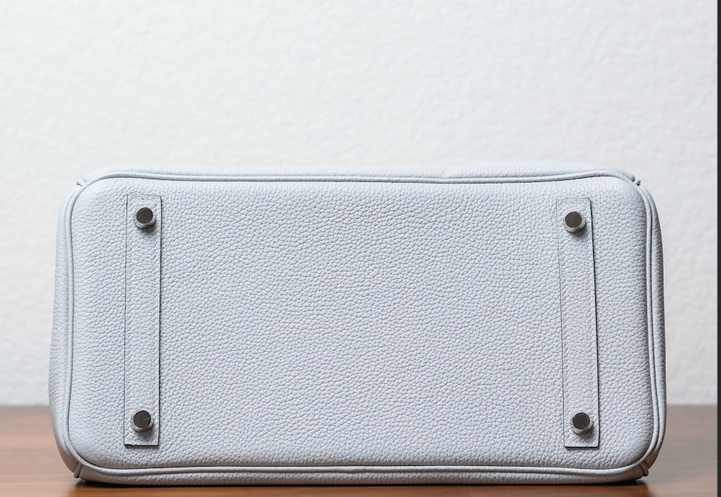 Rent Hermes Birkin 30 Bleu Glacier/Craie togo PHW