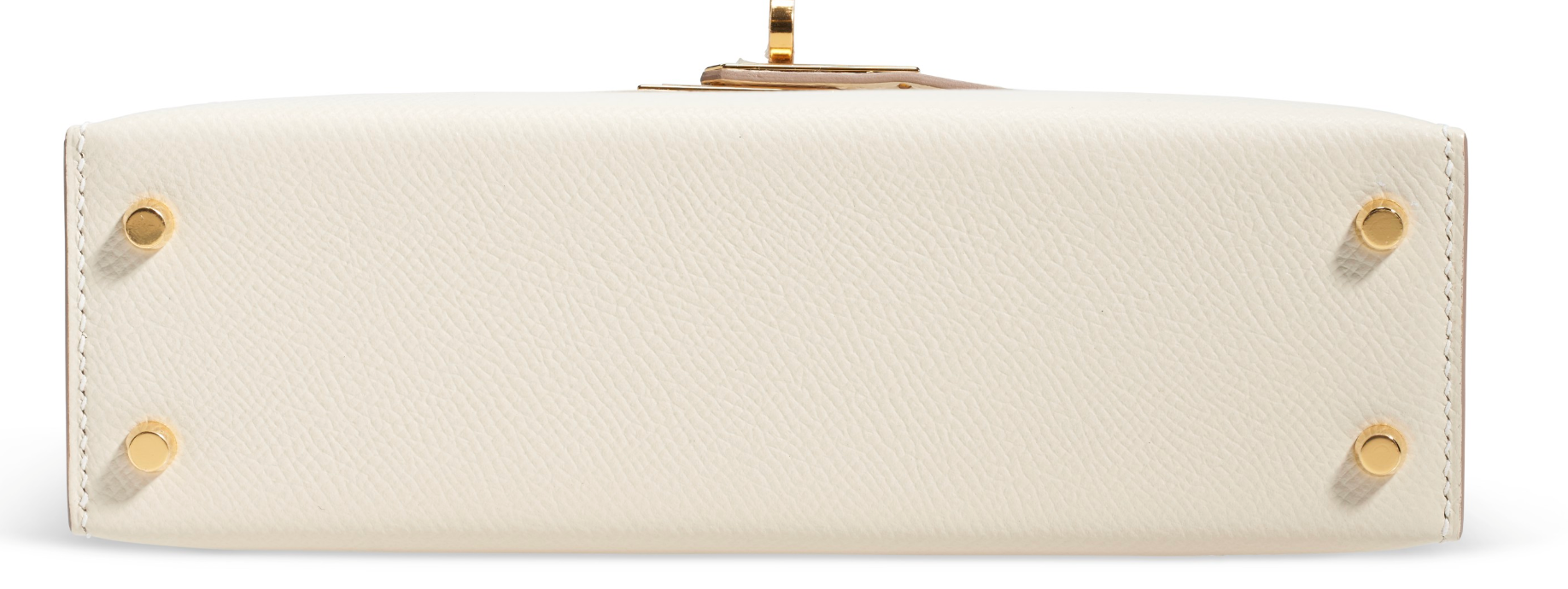 Rent Hermès Mini Kelly Sellier Craie Epsom Ghw
