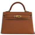 Rent Hermès Mini Kelly Sellier Gold Epsom, ghw
