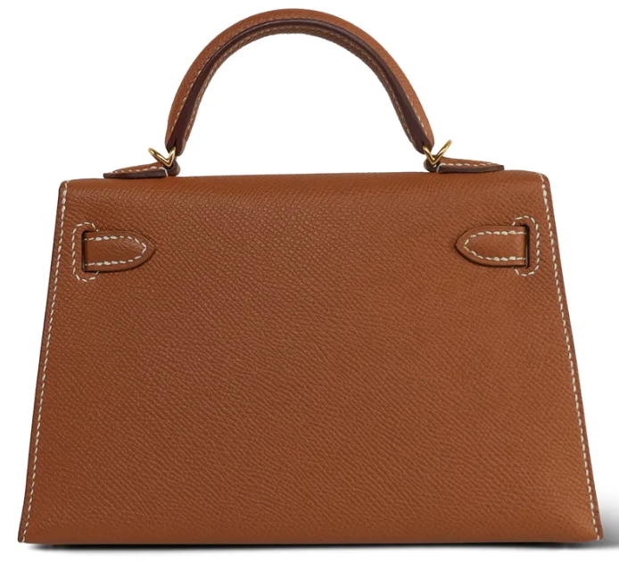 Rent Hermès Mini Kelly Sellier Gold Epsom, ghw