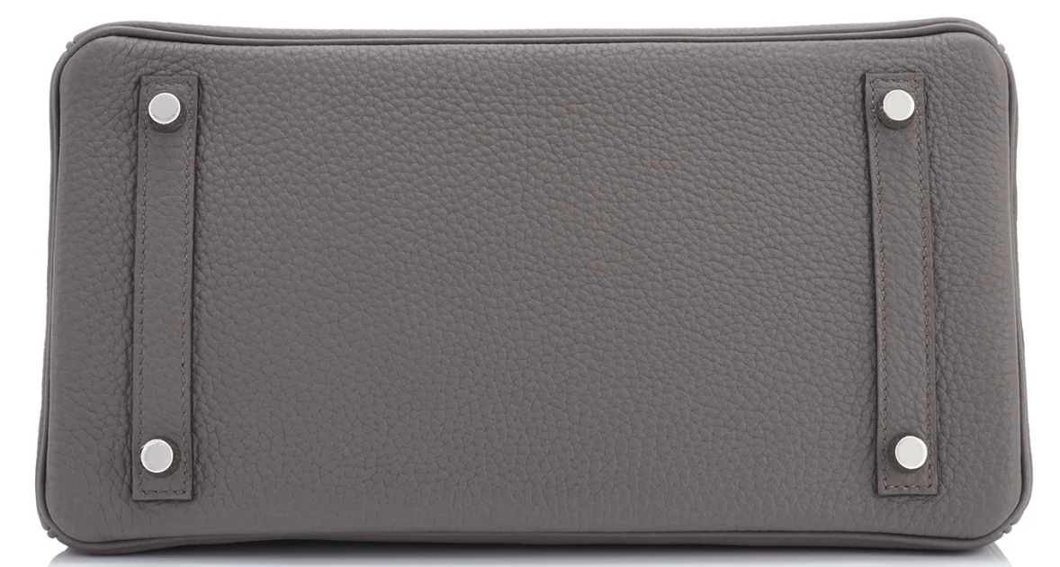 Rent Hermés Birkin 30 Etain Togo PHW