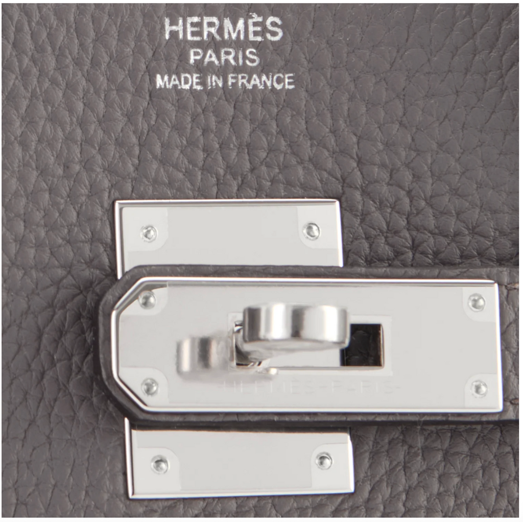 Rent Hermés Birkin 30 Etain Togo PHW