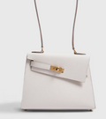 Rent Hermès Kelly en Desordre 20 Epsom Craie Sellier Gold Hardware