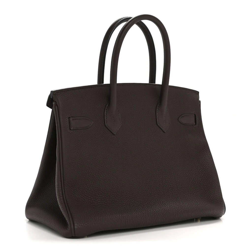 Rent Birkin 30 Chocolate Togo GHW