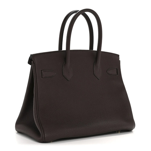 Rent Birkin 30 Chocolate Togo GHW
