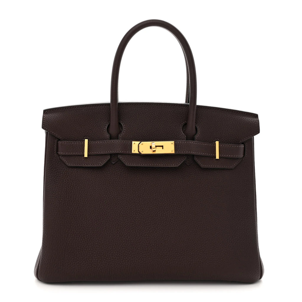 Rent Birkin 30 Chocolate Togo GHW