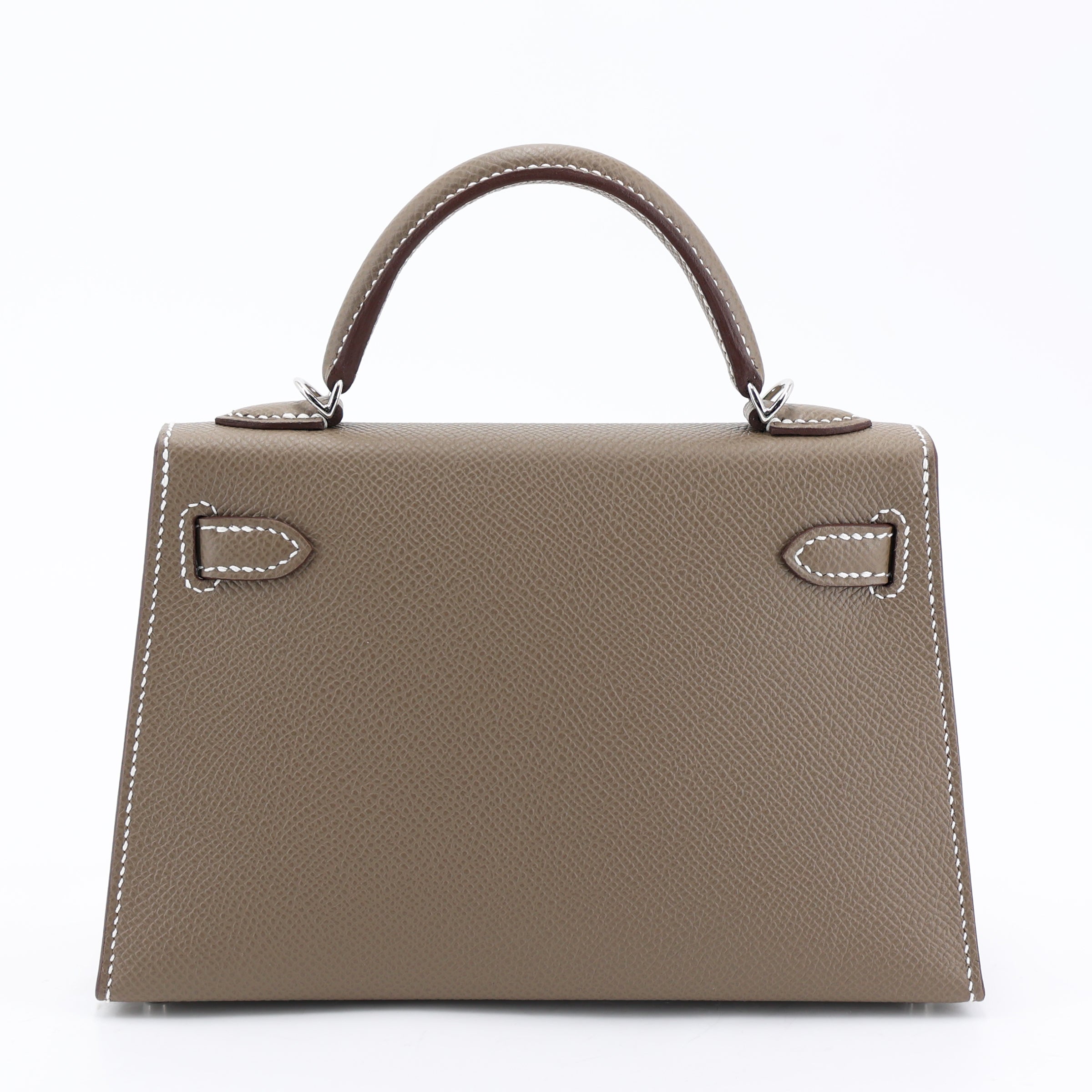 Rent Hermès Mini Kelly Sellier Etoupe Epsom Phw
